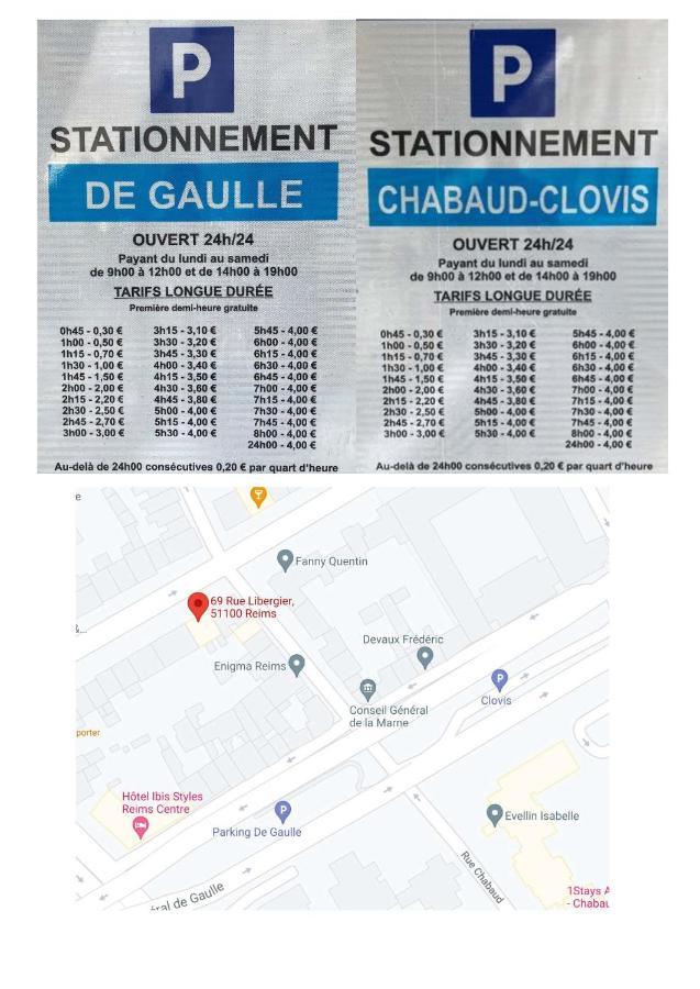 Le Coquet Logement Climatise Face A La Cathedrale - 3G Реймс Екстериор снимка